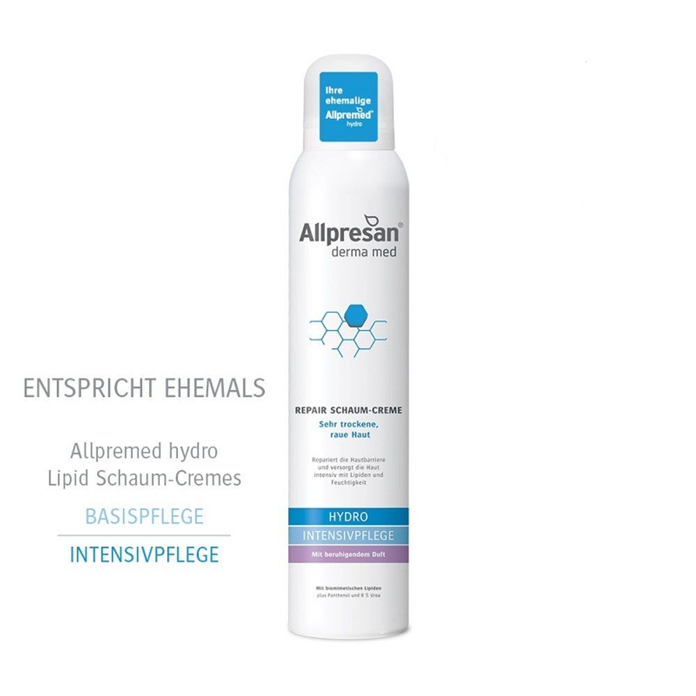 Крем-пена для очень сухой и шелушащейся кожи Allpresan dermo med hydro Intensive (успокаивающий), Allpresan 200 мл