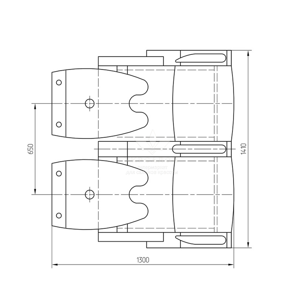 Мийка перукарська 1012-2