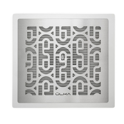 Вытяжка для маникюра врезная Ulka Prime, цвет белый (сетка металлик)