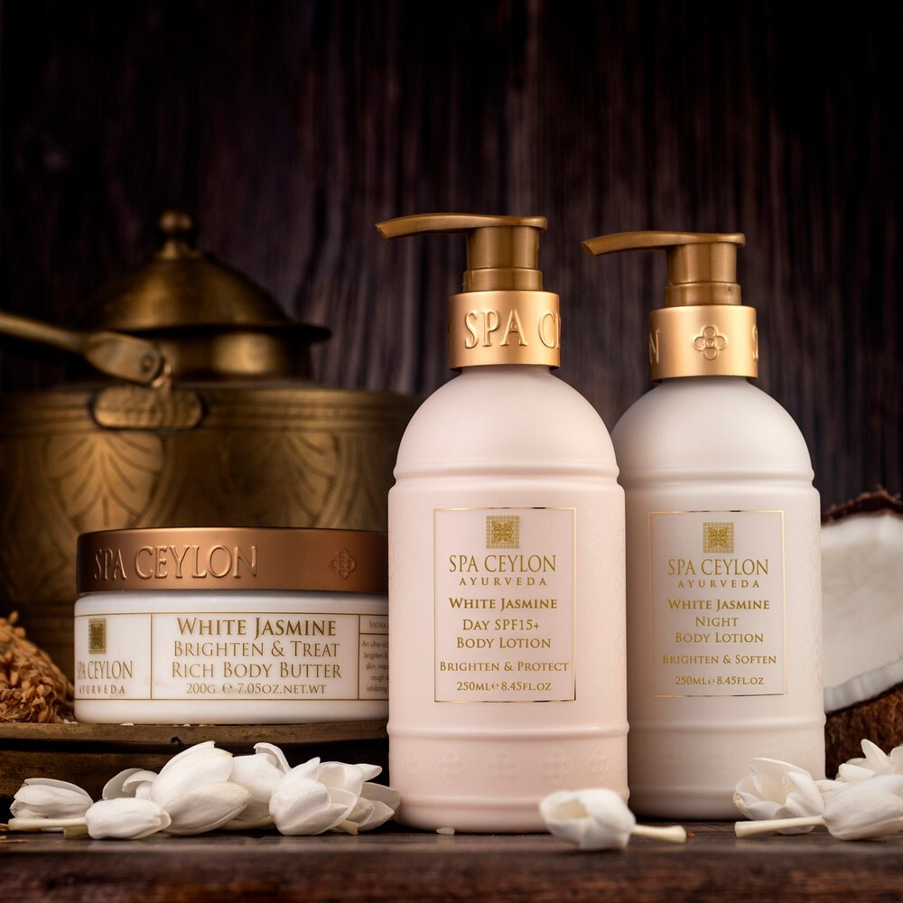 Осветляющий баттер для тела Белый жасмин 200 г, SPA Ceylon