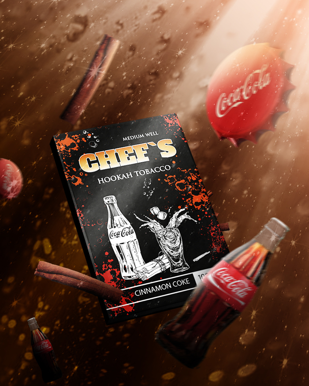 Тютюн для кальяну Chef's Cinnamon Coke (Кориця Кола)