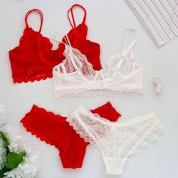 Кружевной комплект на чашку В и С