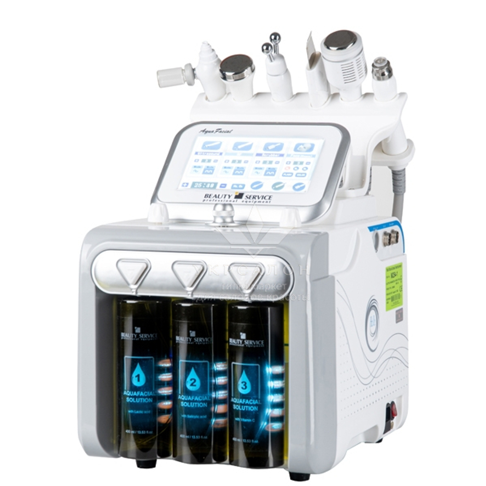 Апарат для гідропілінгу AquaFacial 8-в-1 з LED-маскою