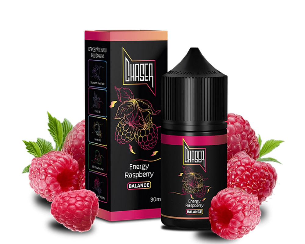 CHASER BLACK Energy Raspberry (5%nic, 30ml)