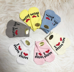 Шкарпетки "I love mum", котон ТМ "Sullun" (0-6 міс)