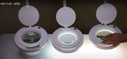 Лампа-лупа 6017H LED-3 (5) с регулировкой яркости, белый холодный и теплый свет 1-12W