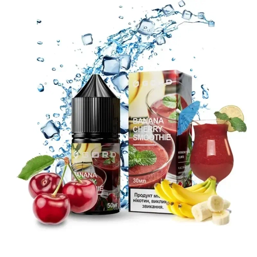 Сольова Рідина Gord Banana Cherry Smoothie (Горд Бананово-вишневий Смузі) 30ml 50mg