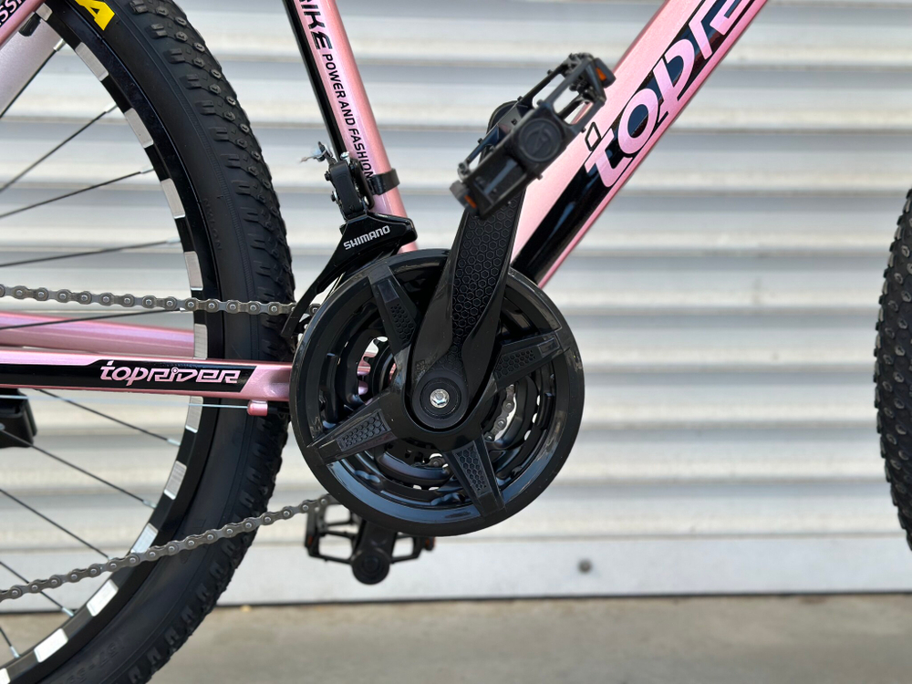 Велосипед горный алюминиевый 26 дюймов Toprider 680 оборудование Shimano