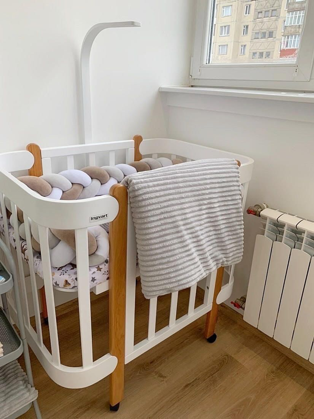 Детская кроватка трансформер Ingvart Nika 5 в 1 70 Slim