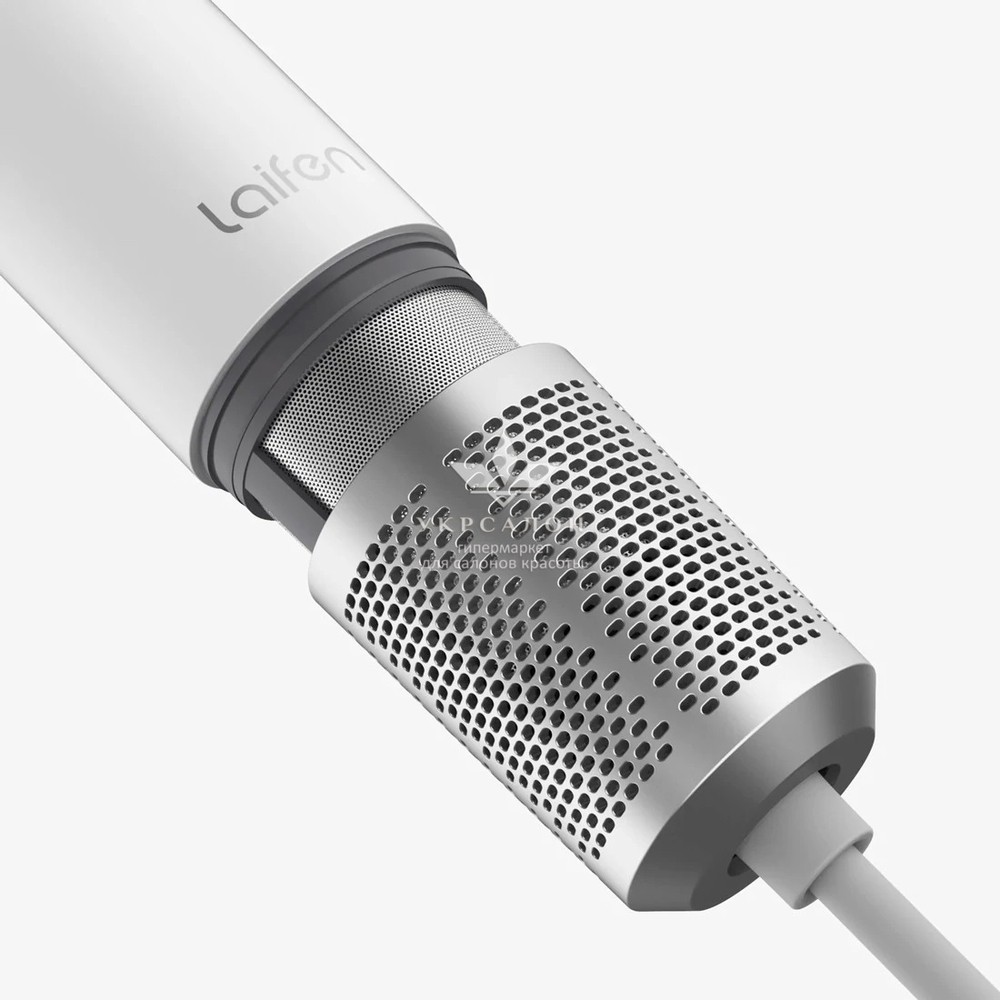 Фен Laifen профессиональный с ионизацией, 3 насадки, белый
