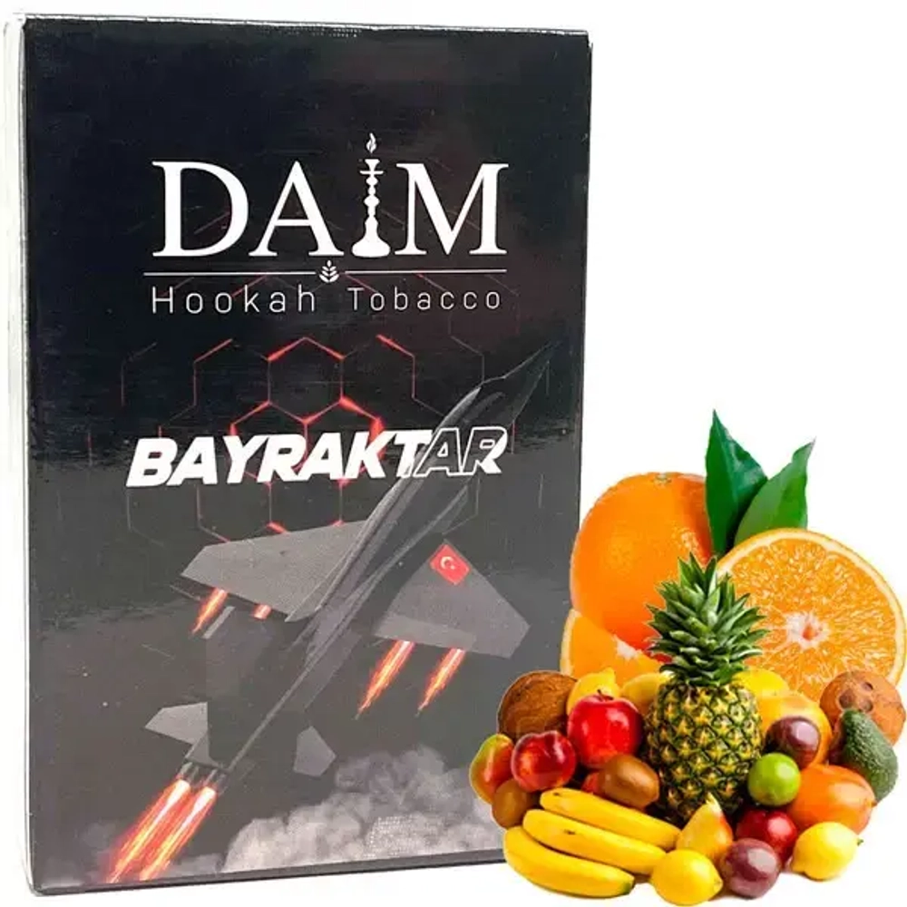 Табак Daim Bayraktar (Даим Байрактар - Апельсин Банан Киви Лимон Персик) 50г
