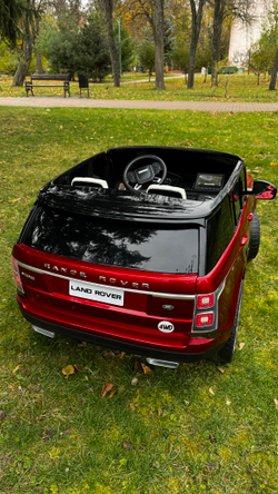 Дитячий двомісний електромобіль джип Land Rover 140W "WeKids Cars" з автофарбуванням