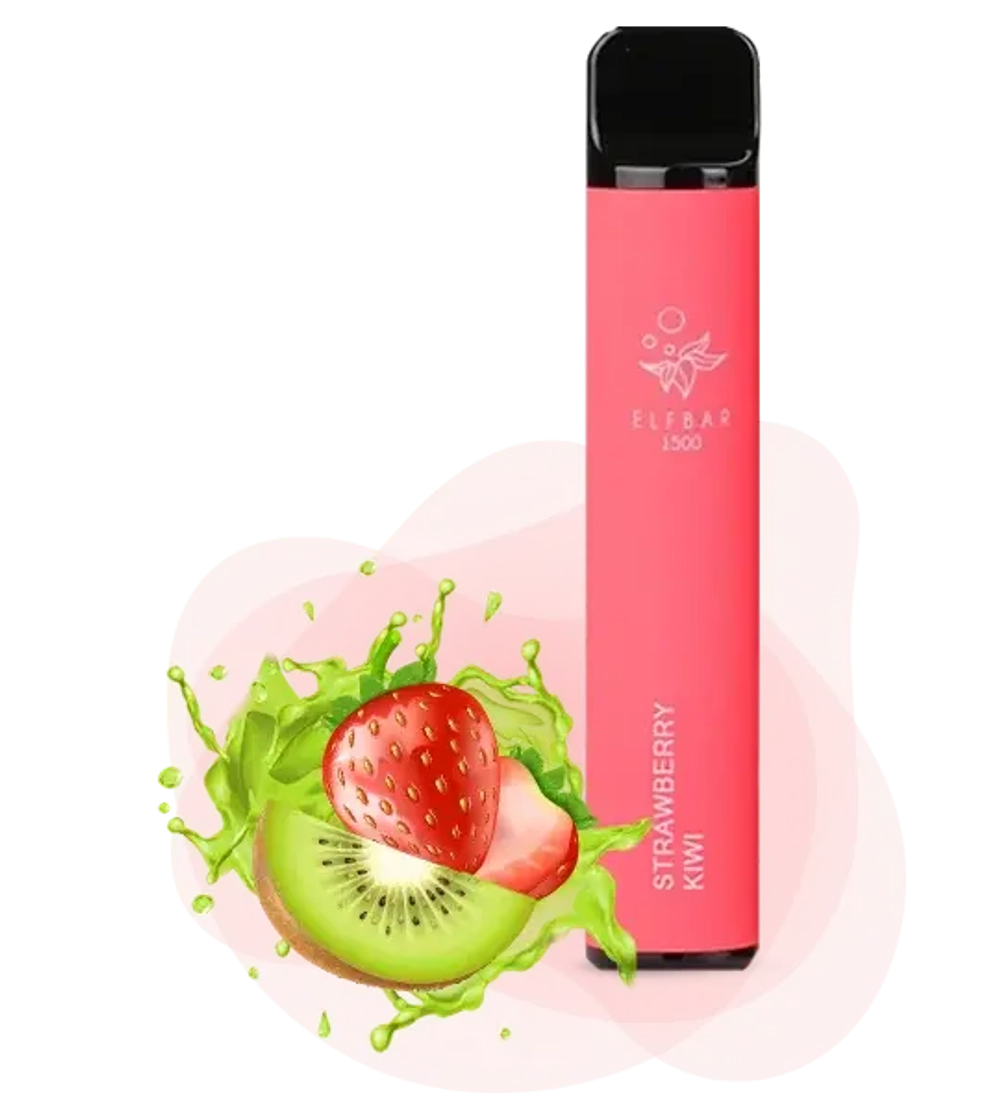 Elf Bar 1500 - Strawberry Kiwi (5% nic)