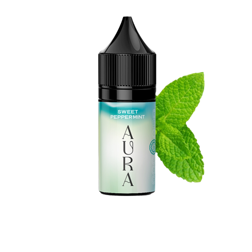 Солевая Жидкость Aura 15ml Sweet Peppermint (Аура Сладкая Перечная мята) 30mg | 50mg
