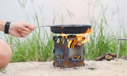 Портативная дровяная печь для пикника