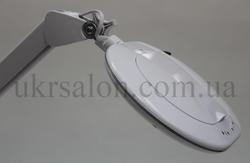 Лампа-лупа 6028 LED 3D з регулюванням яскравості білий холодний і тепле світло