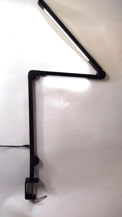 Настольная лампа Global Fashion SM-6621 на струбцине, 37 Вт, черная