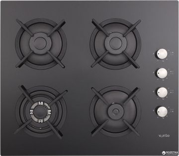 Варильна поверхня газова VENTOLUX HSF640-N3G CEST (BK)