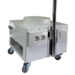 Профессиональная мобильная вытяжка для маникюра и педикюра Fusion Plus Premium, крашенная нержавеющая сталь