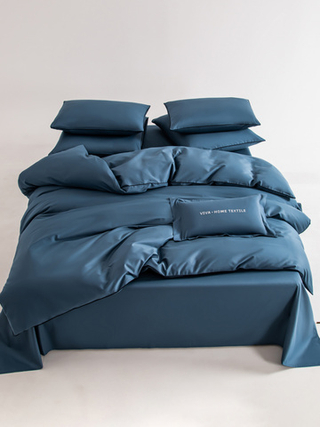 Комплект постельного белья Однотонный Сатин Элитный OCE017