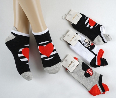 Шкарпетки демісезонні "Minnie", бавовна "Katamino"