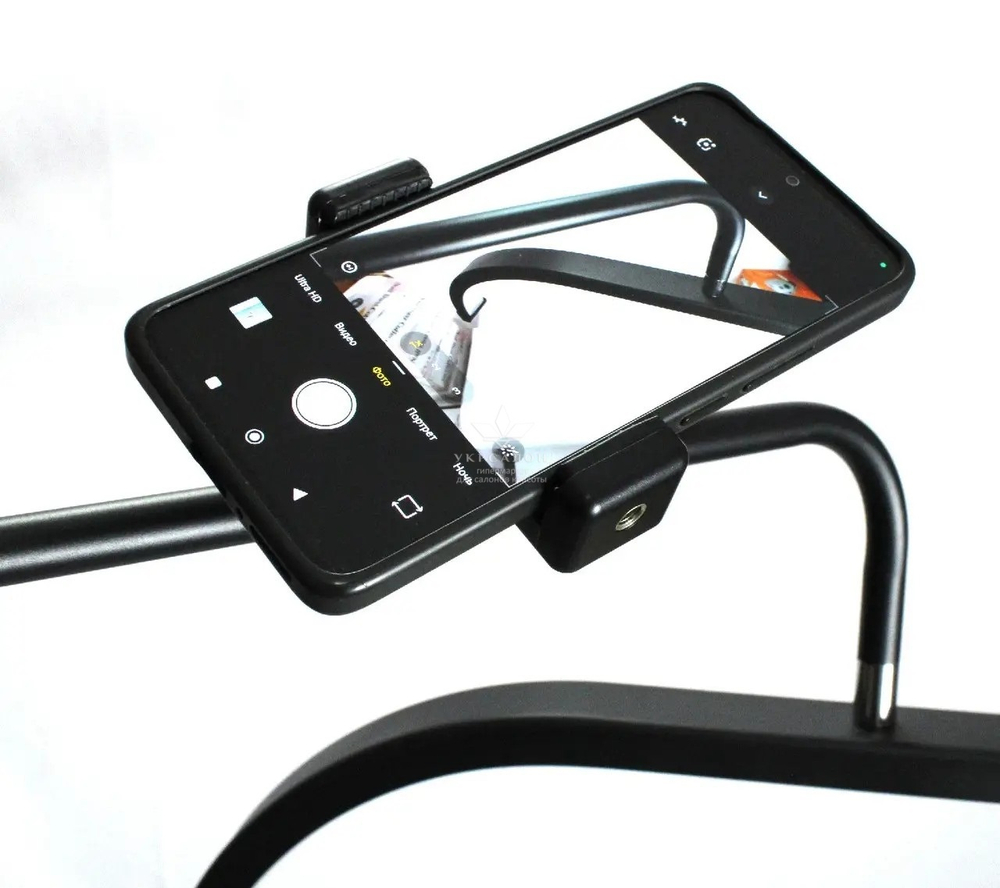 Бестеневая Led лампа для бьюти мастера Smart Moon Light HD-M6X-2, 50 Вт, черная