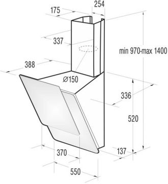 Витяжка GORENJE DKG 552-ORA-W