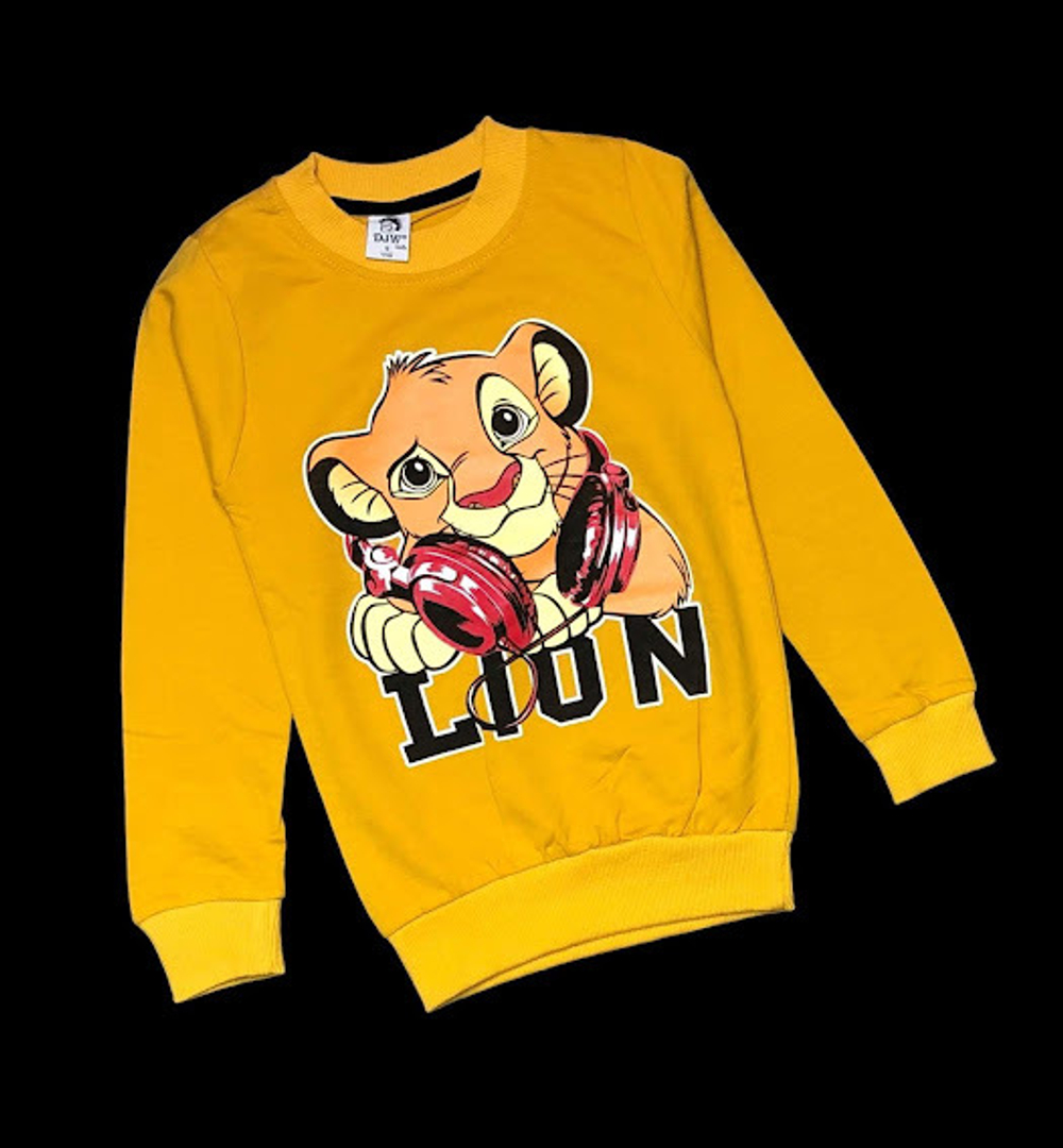Світшот "Lion", двунитка ТМ "DJW"