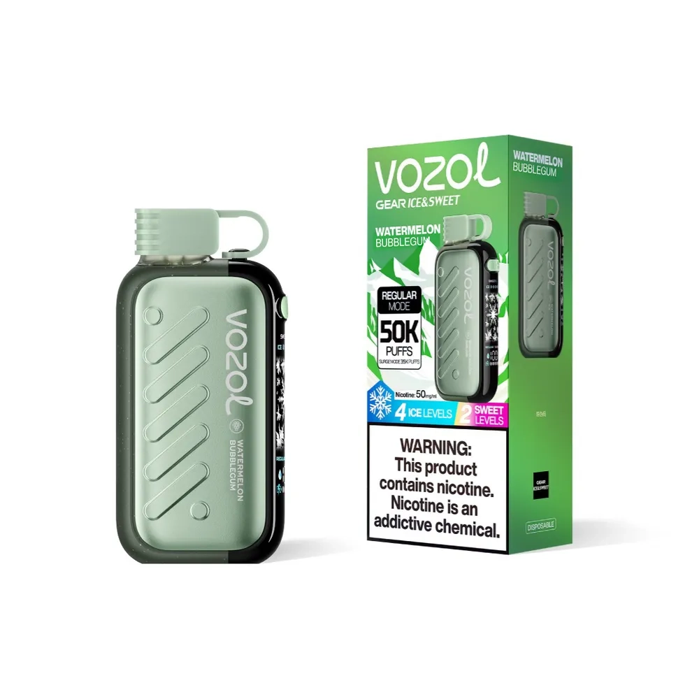 Vozol GEAR ICE & SWEET 50000 - Watermelon Bubblegum (5% nic)