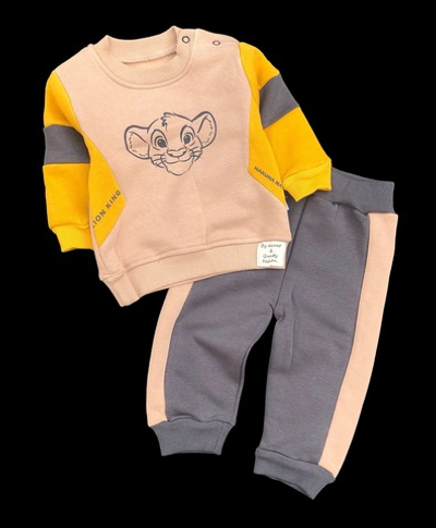 Костюм 2в1: світшот, штани "Сімба", трьохнитка з начосом ТМ "Murat Baby" (86 см)