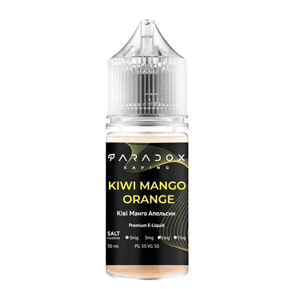 Сольова Рідина Paradox Kiwi Mango Orange 30мл (Парадокс Ківі Манго Апельсин) 30mg | 50mg
