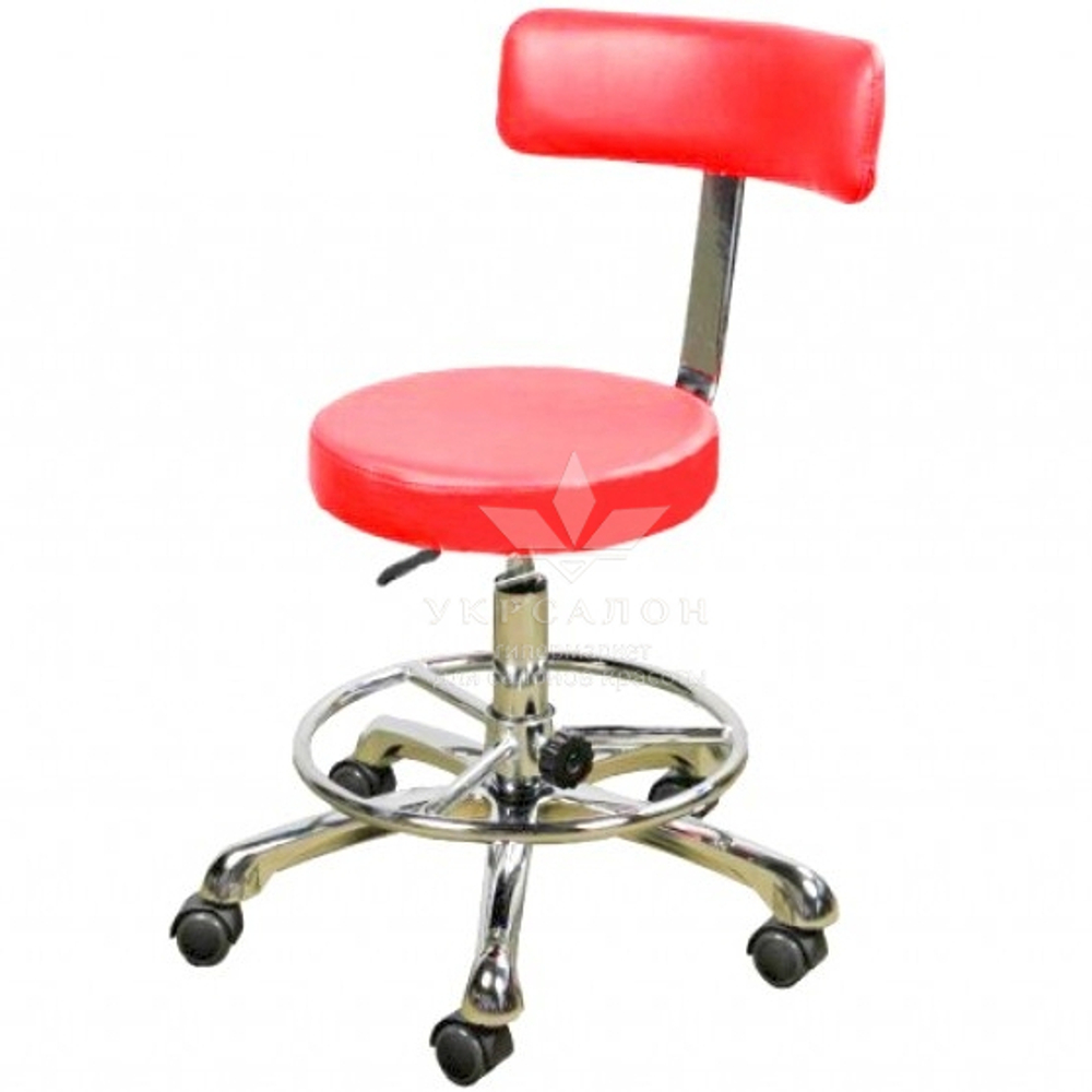 Стільчик майстра зі спинкою на пневматику ZD-2116