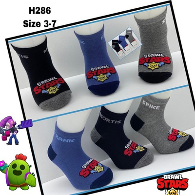 Шкарпетки "Brawl Stars", бавовна ТМ "Belino"