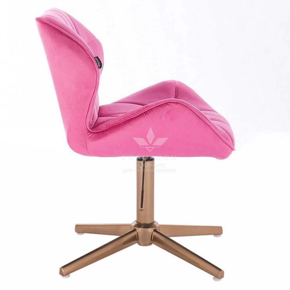 Стільчик клієнта Paris Velor gold cross