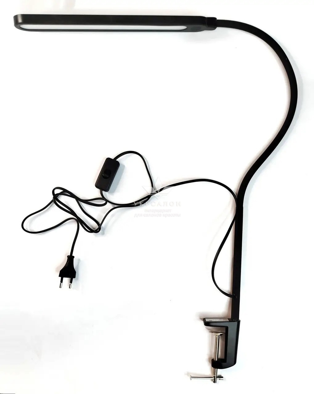Настольная лампа Global Fashion SM-L888 на струбцине, 20 Вт, черная