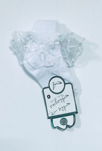 Шкарпетки, ошатні, святкові, бавовна, мереживо "Aleyna"