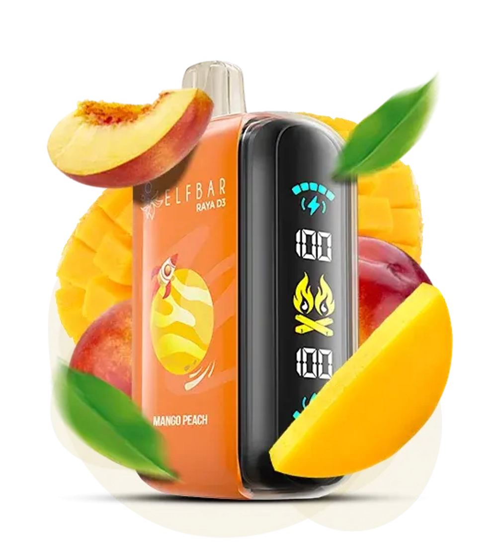 Elf Bar Raya D3 - Mango Peach (5% nic)