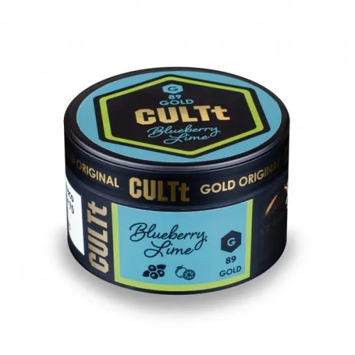 Тютюн CULTt Gold G89 Blueberry Lime (Культ Чорниця Лайм) 100г