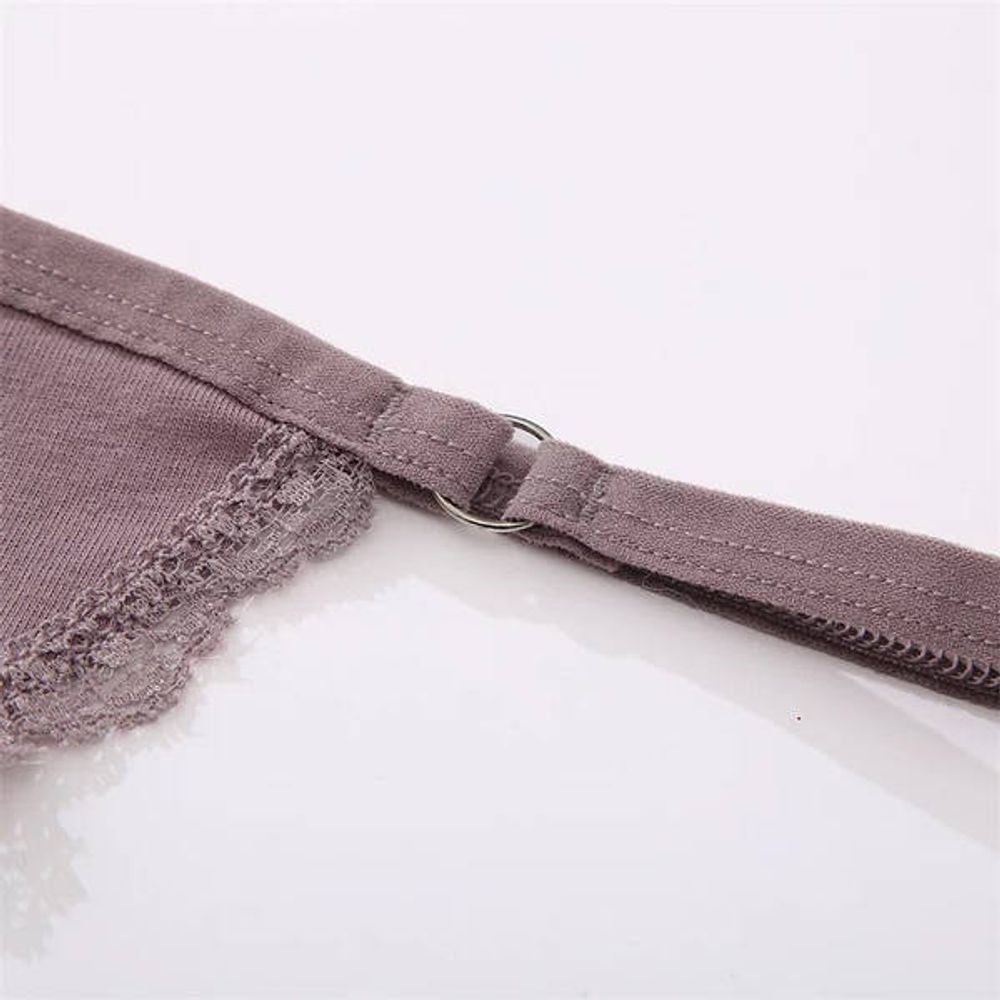 Стрінги на тонкій резинці з кільцями