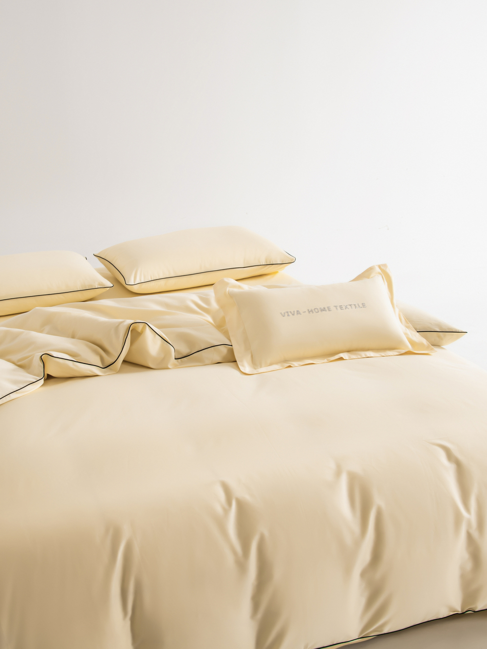 Комплект постельного белья Однотонный Сатин Элитный OCE010