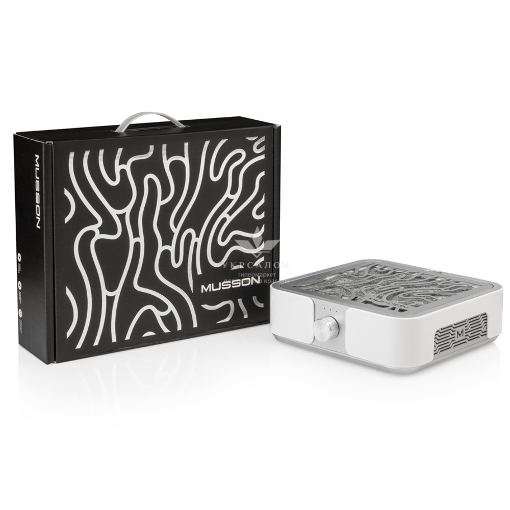 Витяжка Musson X2 Silver з НЕРА-фільтром 72W для манікюру та педикюру