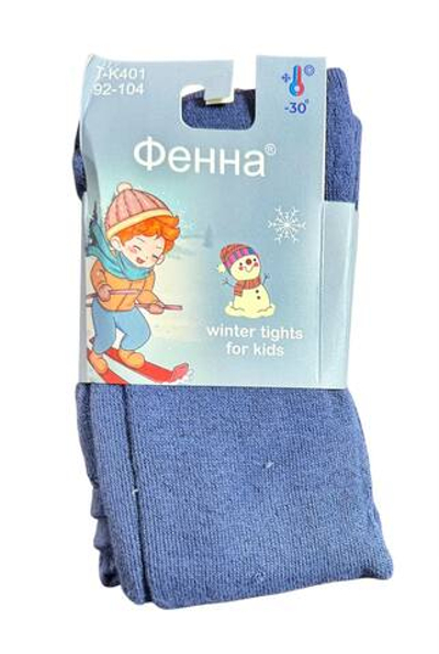 Колготки, "Color", котон на махрі ТМ "Фенна"