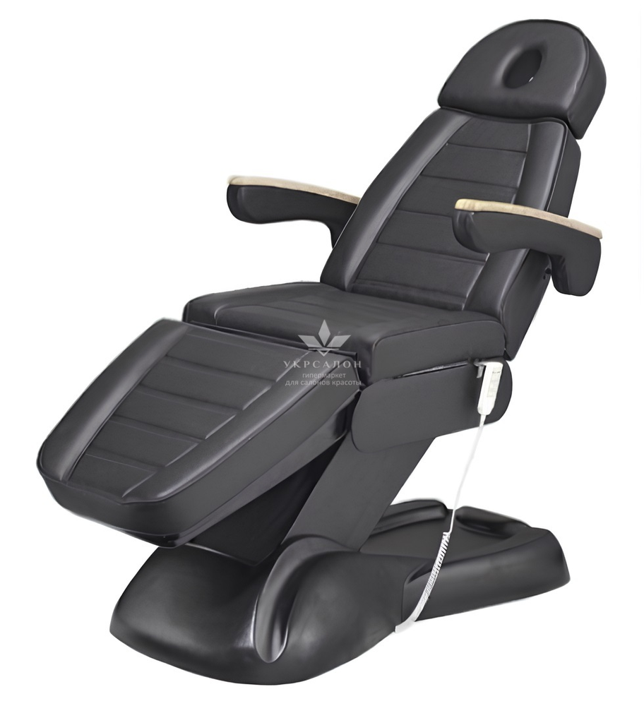 Косметологическая электрическая кушетка Sillon Lux 273B с подогревом (3 мотора), черная