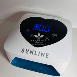 Лампа для манікюру із акумулятором LED+UV Sunline heart X40