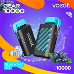 VOZOL GEAR 10000 Blue Razz Ice 5% nic