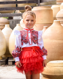 Спідниця червона для дівчинки (арт. 3022300203)