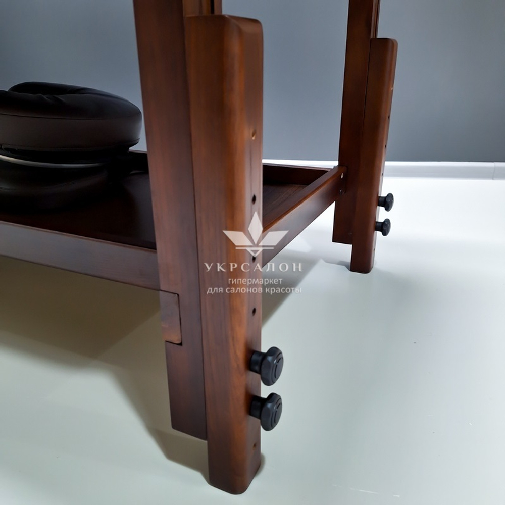 Стационарный массажный стол KP-10 Brown