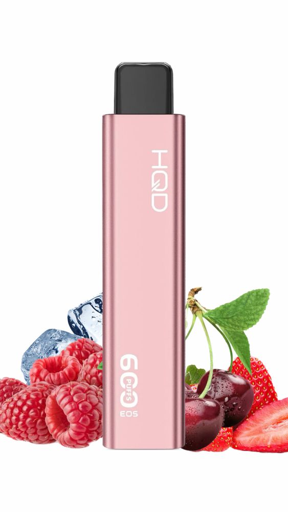 HQD EOS 600 Strawberry Raspberry Cherry Ice (2%nic)