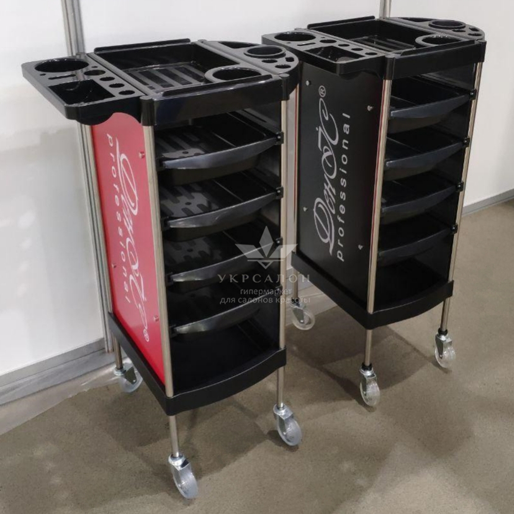 Парикмахерская тележка Denic Red