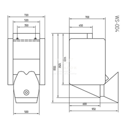 Перукарська мийка 1004